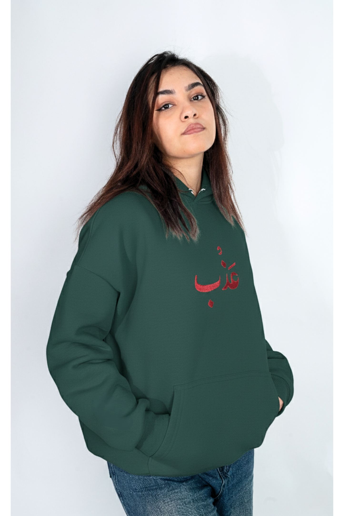 عَــذْب - Oversized Hoodie - F