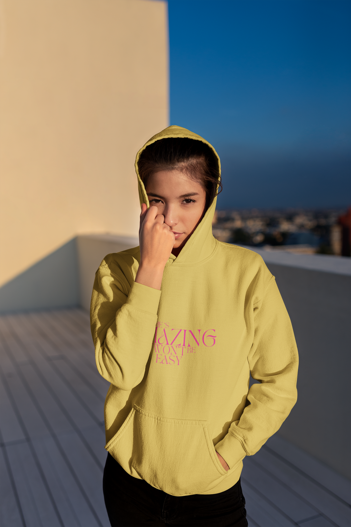 She's Amazing -Oversize Hoodie