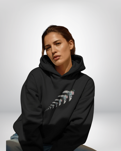 Crescent Bloom - Oversized Hoodie