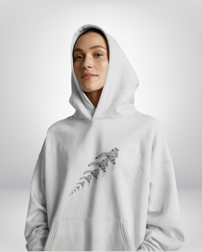 Crescent Bloom - Oversized Hoodie