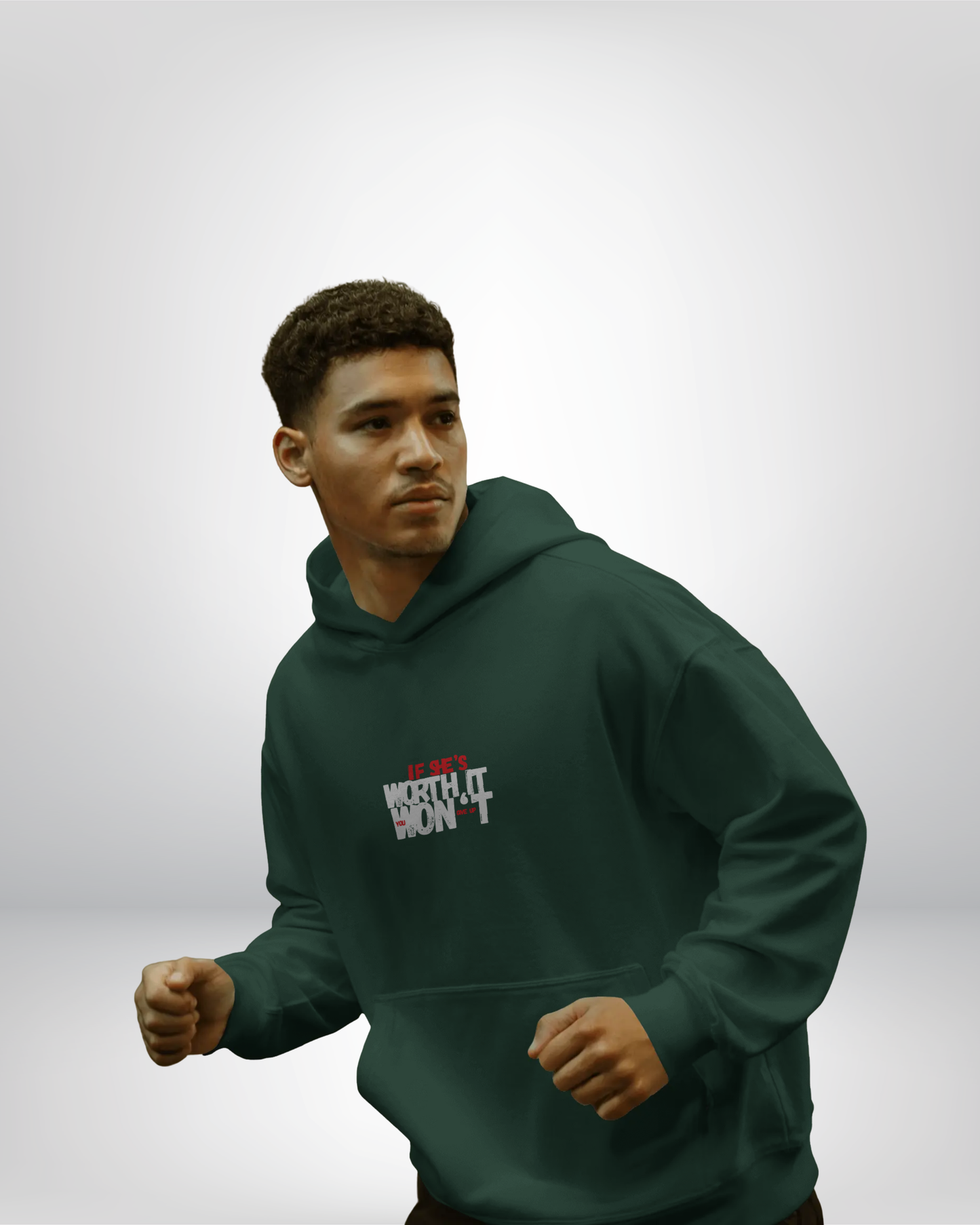 Won't Give Up - Oversized Hoodie