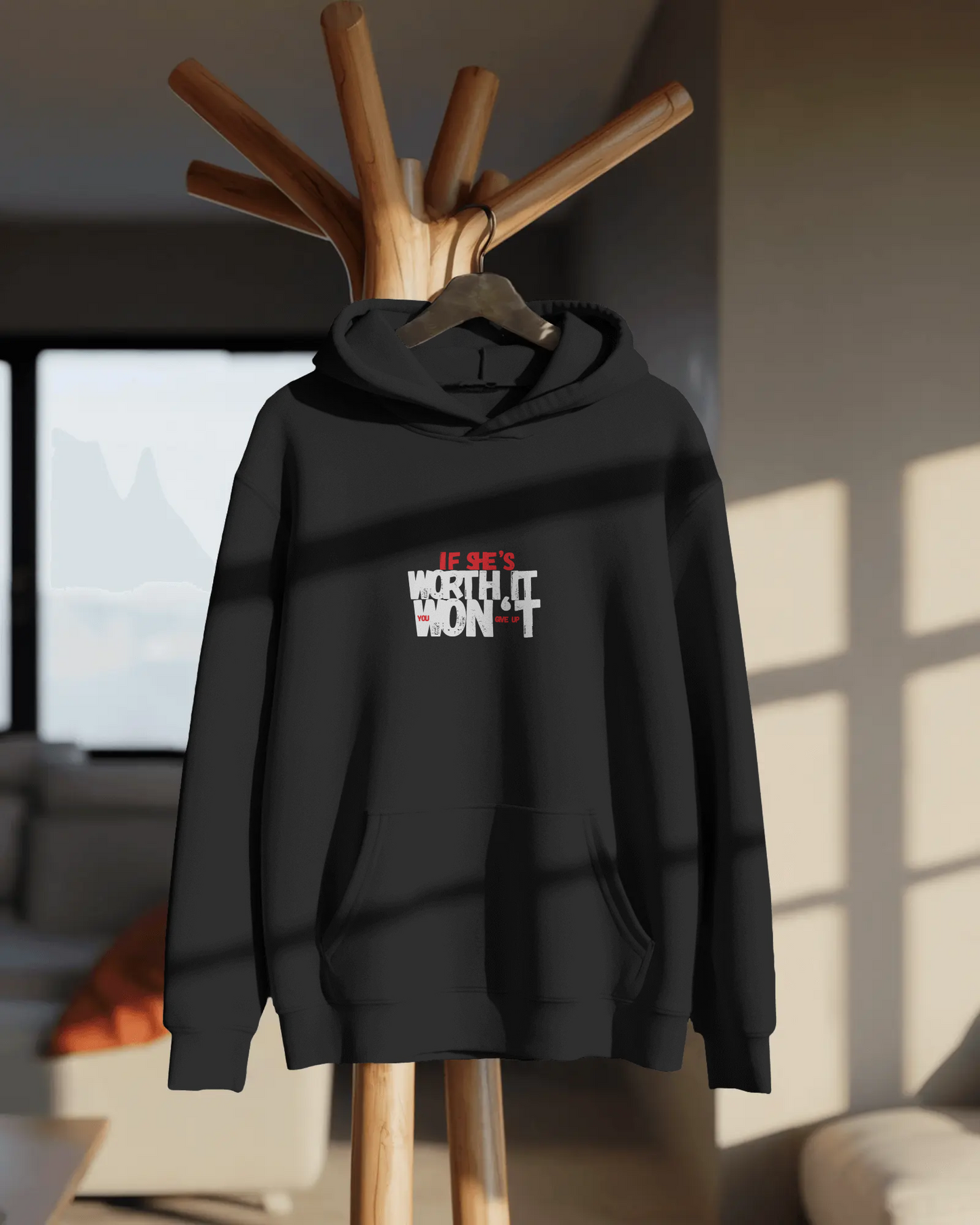 Won't Give Up - Oversized Hoodie