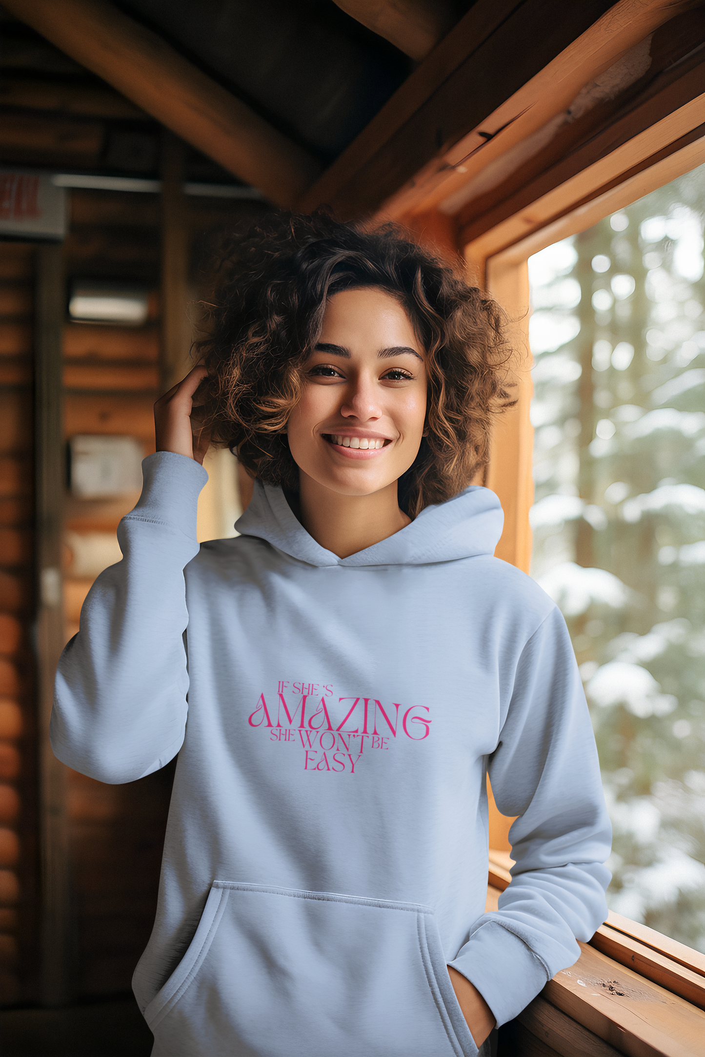 She's Amazing -Oversize Hoodie